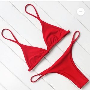 Aquatropic red Costa Brava set, S